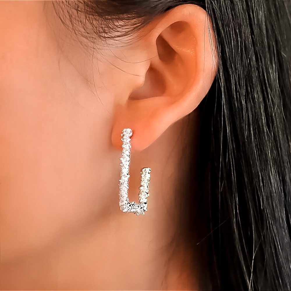 🔴5/$15🔴CLEARANCE Silver Simple Earrings NEW - Picture 13 of 13
